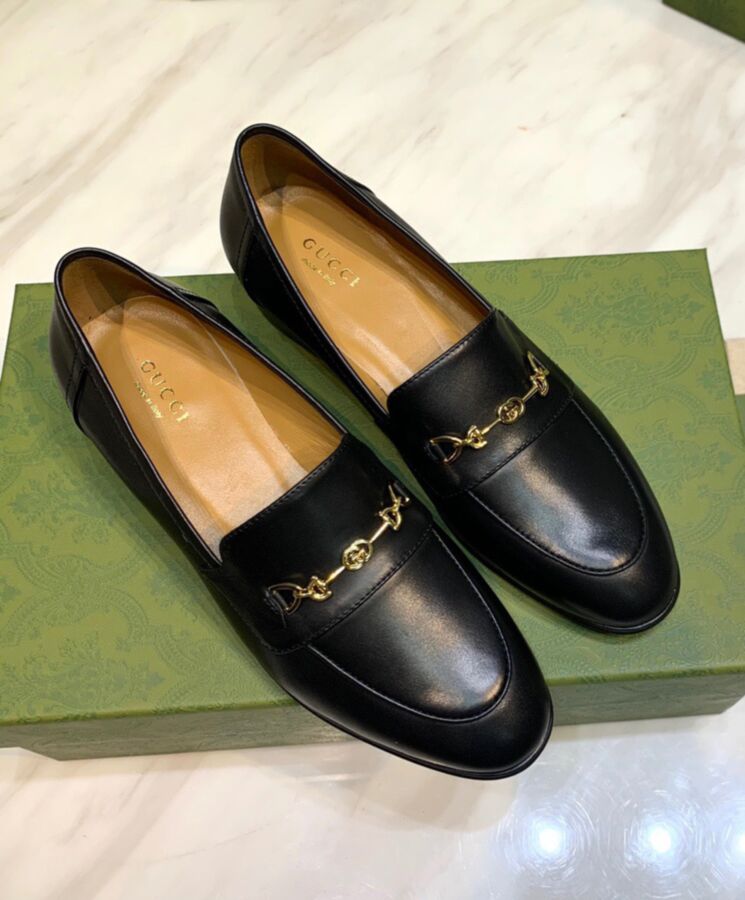 Gucci Womens Loafer With Horsebit Black-3