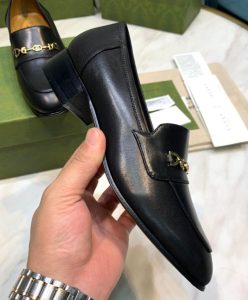 Gucci Womens Loafer With Horsebit Black-8