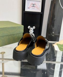 Gucci Womens Mule With Horsebit 764207 Black-7