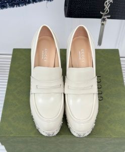 Gucci Womens Platform Loafer With GG Studs 759775-2