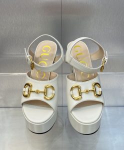 Gucci Womens Platform Sandal With Horsebit 674776-2