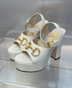 Gucci Womens Platform Sandal With Horsebit 674776-4