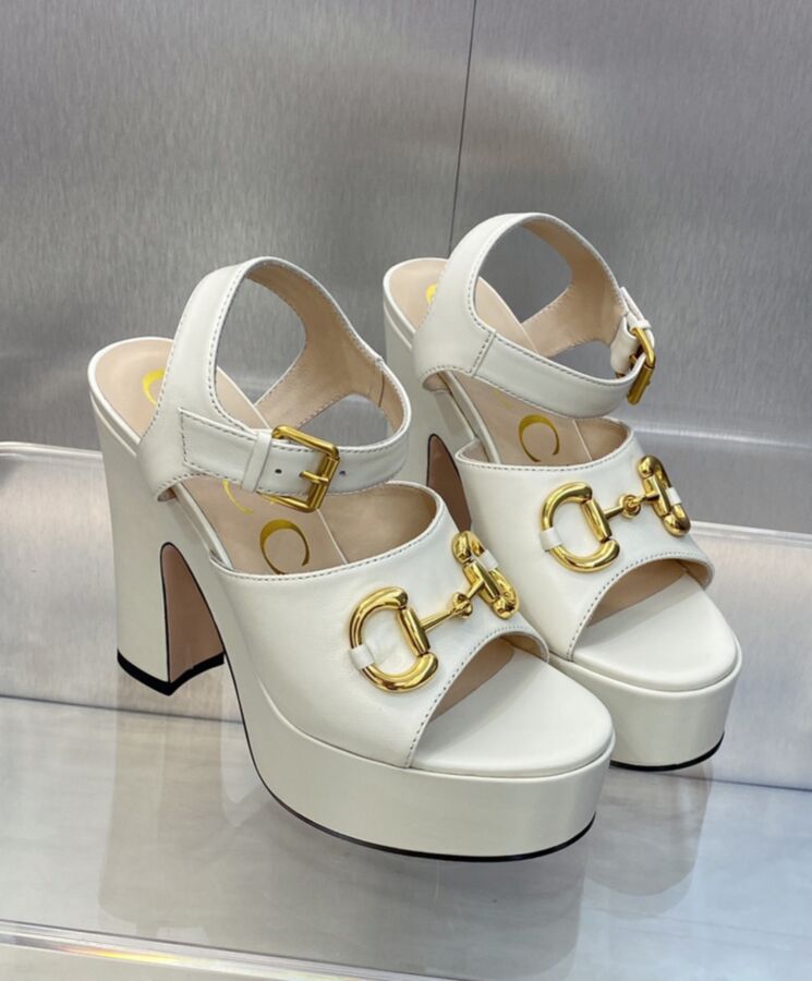 Gucci Womens Platform Sandal With Horsebit 674776-5