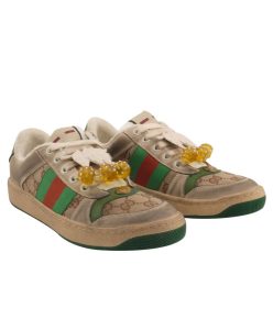 Gucci Womens Screener GG sneaker 546551 Green-2