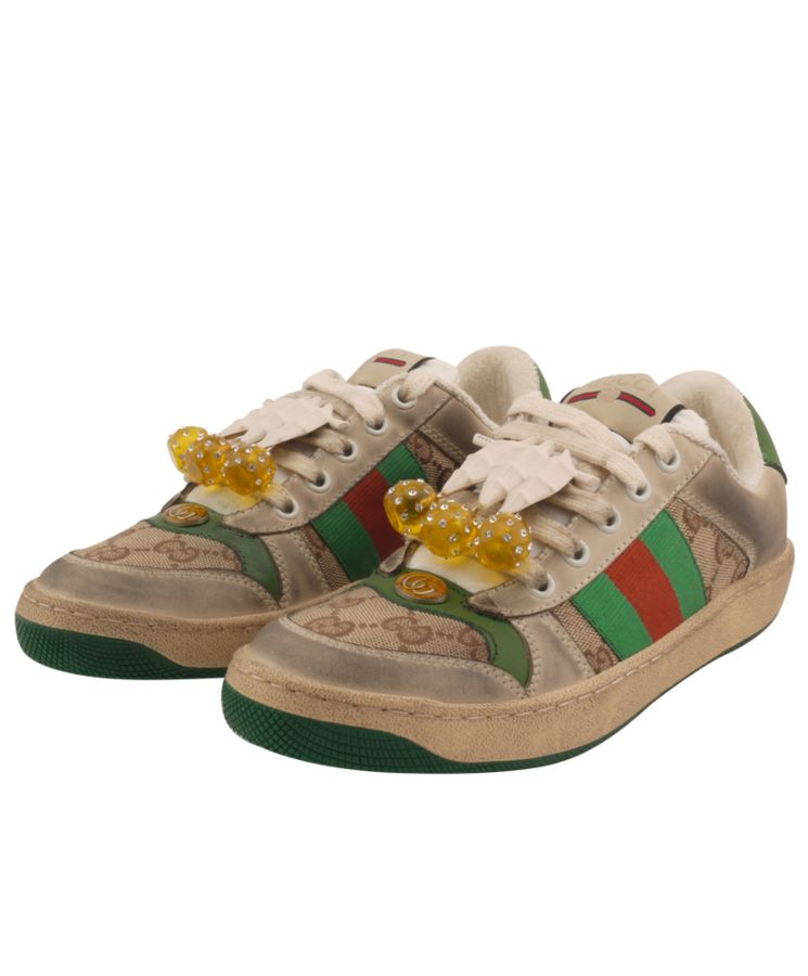 Gucci Womens Screener GG sneaker 546551 Green-3