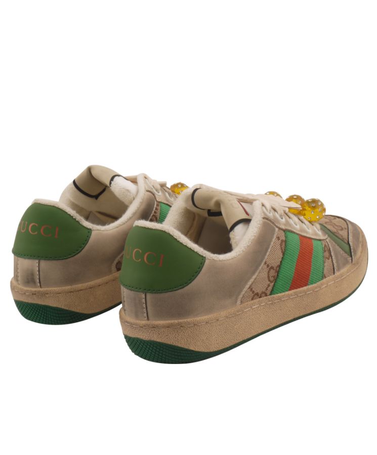 Gucci Womens Screener GG sneaker 546551 Green-4