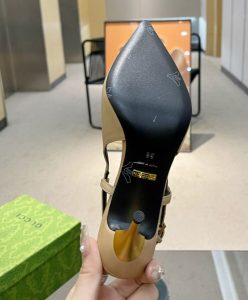 Gucci Womens Slingback Heeled Pump 762378-10