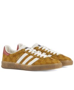 Gucci x Adidas Unisex Gazelle Sneaker Apricot-1