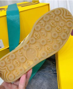 Gucci x Adidas Unisex Gazelle Sneaker Apricot-10