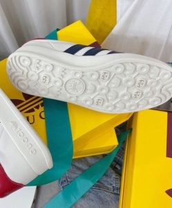 Gucci x adidas Unisex Gazelle Sneaker 707861 Cream-10