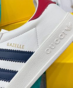 Gucci x adidas Unisex Gazelle Sneaker 707861 Cream-9