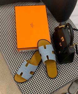 Hermes Mens Izmir Sandal Blue-6