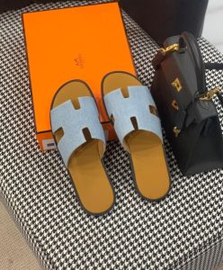 Hermes Mens Izmir Sandal Blue-7