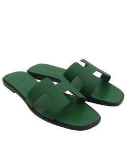 Hermes Oran Sandal Green-1