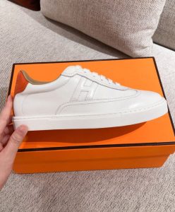 Hermes Unisex Quicker Sneaker White-6