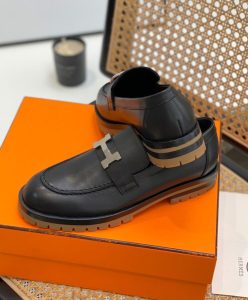 Hermes Womens Faubourg Loafer Black-6