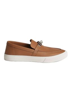 Hermes Womens Game Slip-on Sneaker Coffee-1