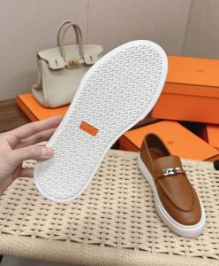 Hermes Womens Game Slip-on Sneaker Coffee-10