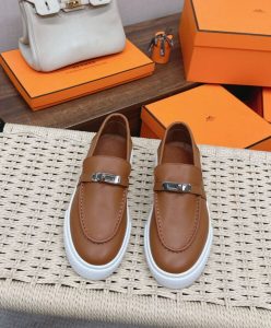 Hermes Womens Game Slip-on Sneaker Coffee-2