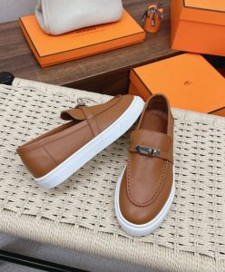 Hermes Womens Game Slip-on Sneaker Coffee-5