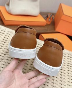 Hermes Womens Game Slip-on Sneaker Coffee-6