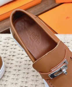 Hermes Womens Game Slip-on Sneaker Coffee-8