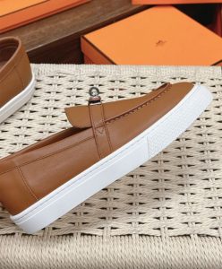 Hermes Womens Game Slip-on Sneaker Coffee-9