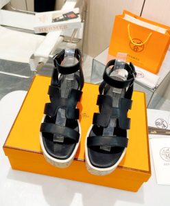 Hermes Womens Havane 30 Sandal Black-2