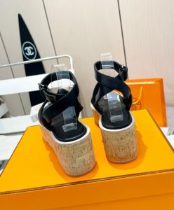 Hermes Womens Havane 30 Sandal Black-7