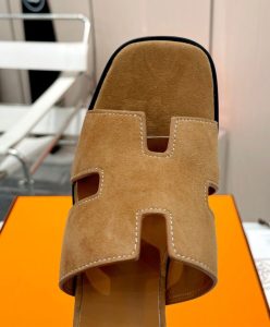 Hermes Womens Helia 60 Sandal Coffee-7