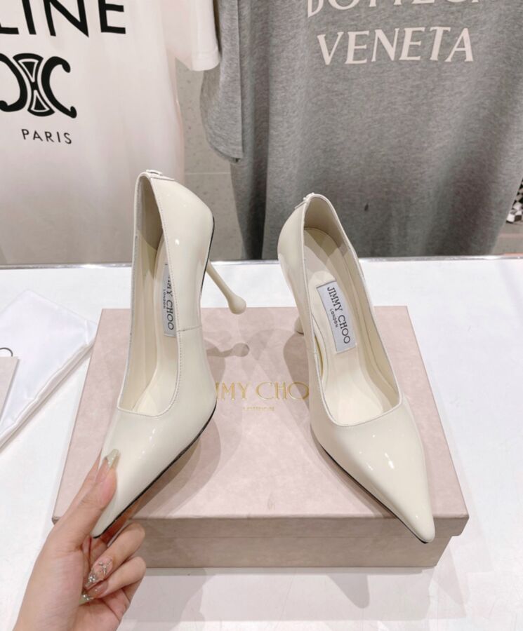 Jimmy Choo Womens Ixia 95 White-4