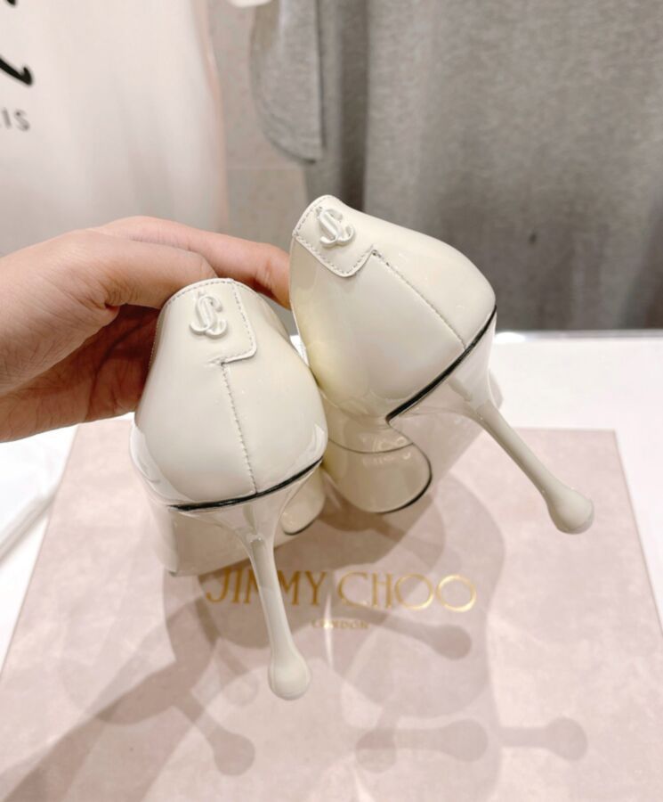 Jimmy Choo Womens Ixia 95 White-6