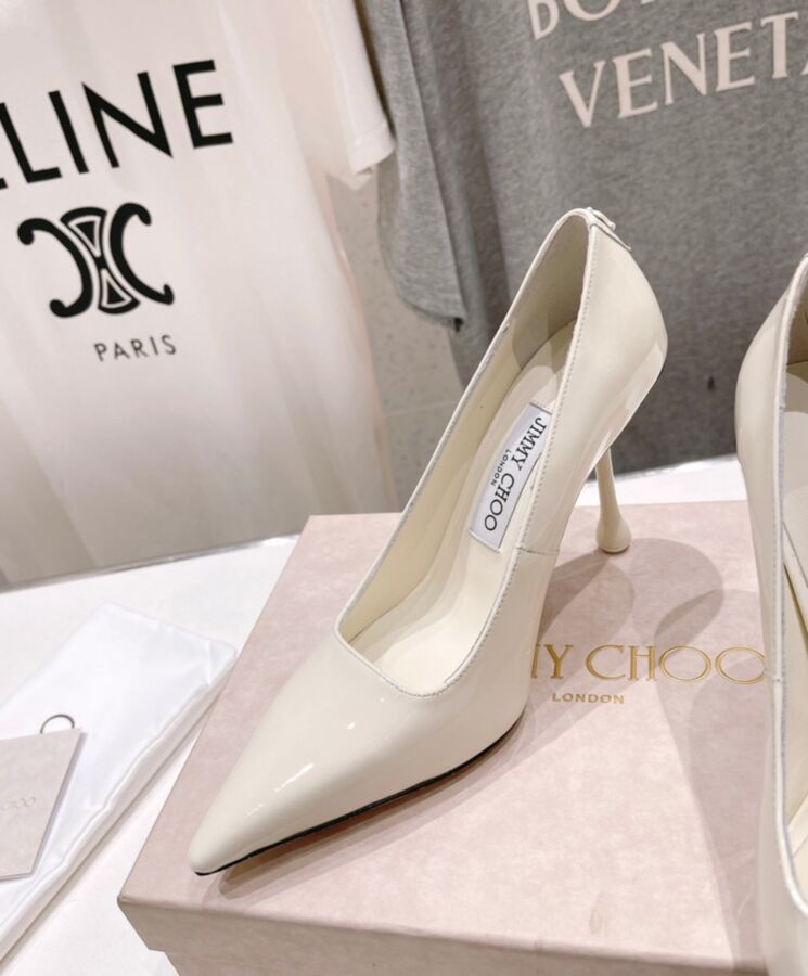 Jimmy Choo Womens Ixia 95 White-7