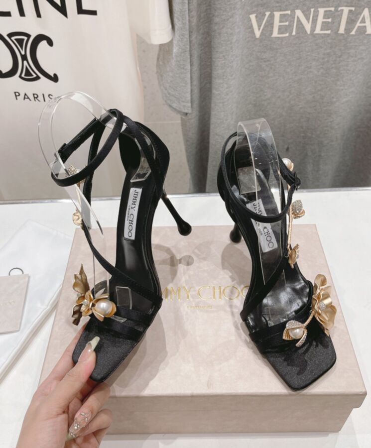 Jimmy Choo Womens Zea 95 Black-4