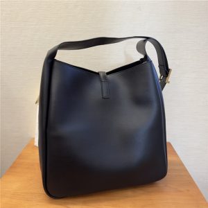 LE 5 A 7 Supple Large 753837 Black Smooth Leather-3.jpg