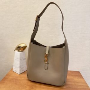 LE 5 A 7 Supple Small 713938 Beige Grained Leather-2.jpg