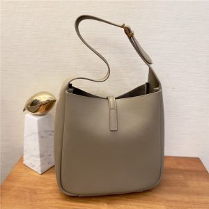 LE 5 A 7 Supple Small 713938 Beige Grained Leather-4.jpg