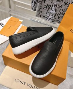 Louis Vuitton Mens LV Pacific Loafer 1ACEMW Black-4