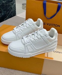Louis Vuitton Unisex LV Trainers 1A9G52 White-2