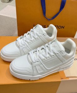 Louis Vuitton Unisex LV Trainers 1A9G52 White-3
