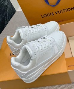 Louis Vuitton Unisex LV Trainers 1A9G52 White-6