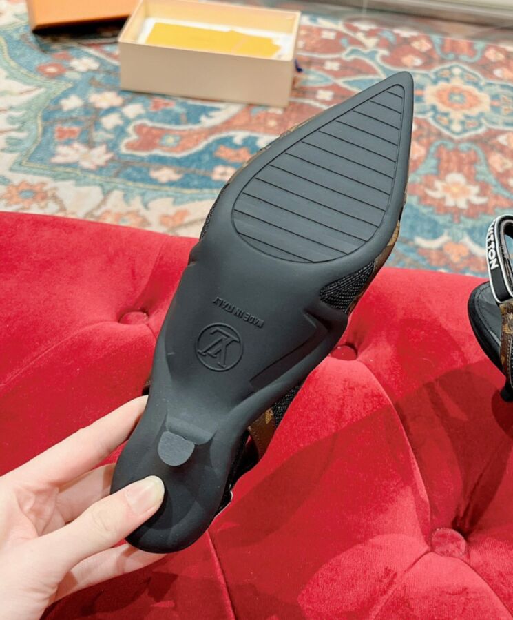 Louis Vuitton Womens Archlight Slingback Pump 1AAW7M Brown-10