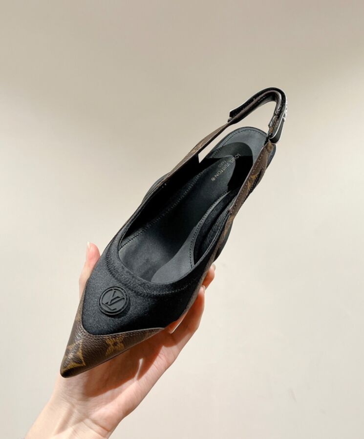 Louis Vuitton Womens Archlight Slingback Pump 1AAW7M Brown-3