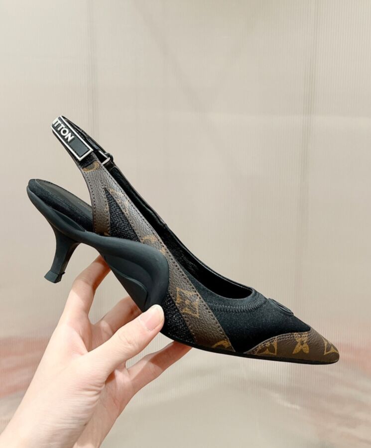 Louis Vuitton Womens Archlight Slingback Pump 1AAW7M Brown-5