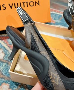 Louis Vuitton Womens Archlight Slingback Pump 1AAW7M Brown-9