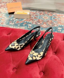 Louis Vuitton Womens Archlight Slingback Pump 1ABTMZ Light Coffee-3