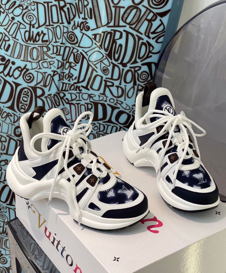 Louis Vuitton Womens Archlight Sneaker 1A9RX9 Dark Blue-3
