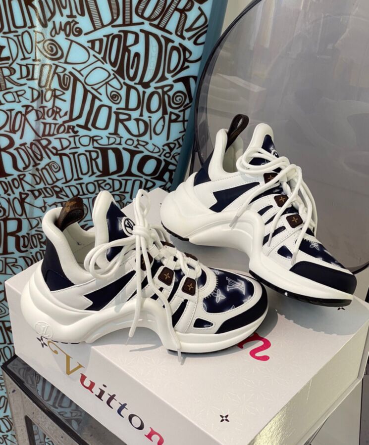 Louis Vuitton Womens Archlight Sneaker 1A9RX9 Dark Blue-5