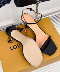 Louis Vuitton Womens Blossom Sandal 1AC93U Black-10