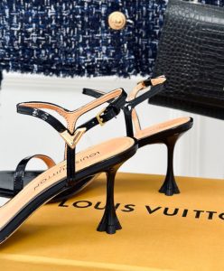 Louis Vuitton Womens Blossom Sandal 1AC93U Black-9